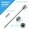 2 pieces 8 x 150 mm stainless steel immersion sleeve,