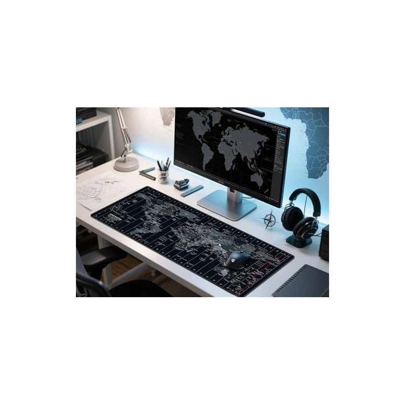 Alfombrilla de mouse para videojuegos (tamaño XXL, tamaño grande), Tipo
