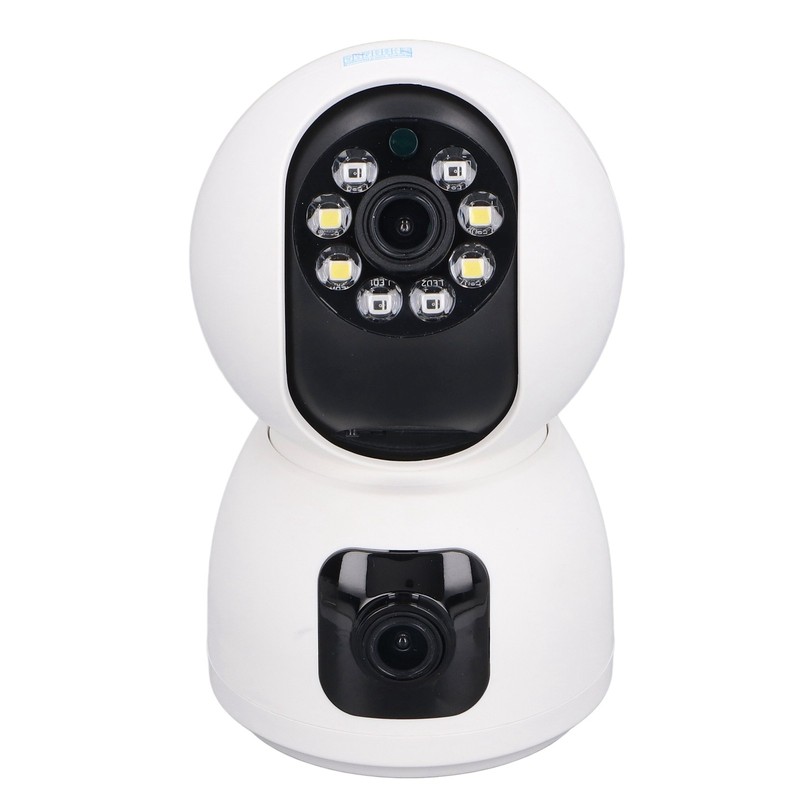 Dual Lens Security Camera Wireless 1080P 2 Way Talk Baby
