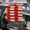 findmall 3MT MT Collet 12 Pcs Set 1/8" - 3/4"