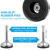 PATIKIL Furniture Leveling Feet 3.2" Dia Base M12 Thread, 4Pcs