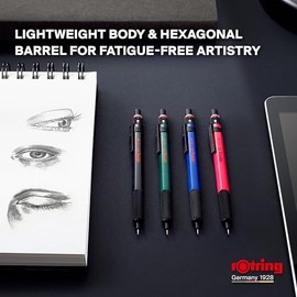 Rotring 500 - Lápiz mecánico (barril verde, 0,5 mm)