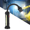 LED Zoom Machine Tool Working Light USB Charging Gooseneck Magnetic
