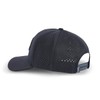 Trucker Cap with Mesh Mesh and Print Rubber Sport, Navy/Black,