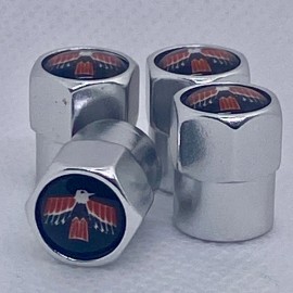 Newstar 1967 1968 1969 67 68 69 Pontiac Firebird  Valve Stem  Caps chrome metal wheels