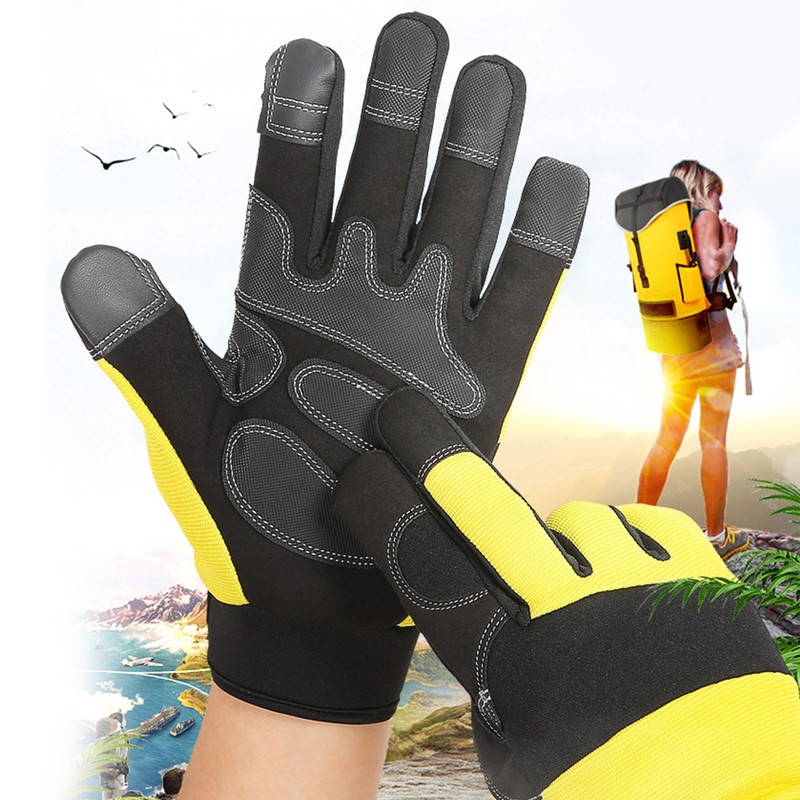 Outdoor Safety Gloves Protective AntiSlip Hand Wear for Climbing Hiking