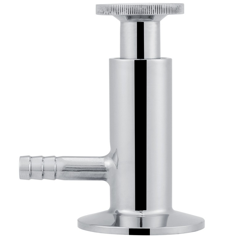1pc 2inch(50.5mm) Ferrule Sanitary Stainless Steel SUS304 Sampling Valve