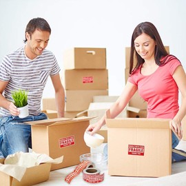 Immuson 20 Rolls 3" X 5" Fragile Handle with Care Warning Stickers for Shipping and Packing,Warning Fragile Tape,500 Labels Per Roll