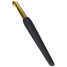 KnitPro KP30883 8 mm Aluminium Crochet Hook, Gold, Gld-bl