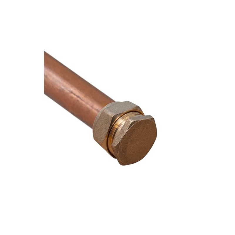 22mm Brass Compression Stop End – Pack of 2 |