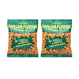 Nagaraya Crunchy Cracker Nuts 2 Pack (Garlic)