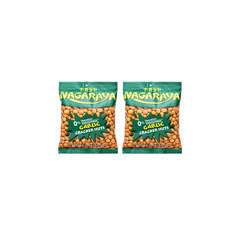 Nagaraya Crunchy Cracker Nuts 2 Pack (Garlic)