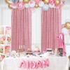 Blush Pink Sequin Backdrop Curtains 4 Panels Sparkly Backdrop Curtain