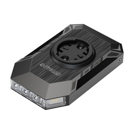 CYCLAMI Bicycle Light, Front Light, 350 Lumens, Compatible with Cycle Computers, GARMIN Dedicated 220° Wide Angle Lens, Compatible with GoPro Adapter Base, Large Capacity of 4,000 mAh, USB-C Charging
