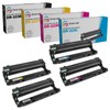LD Compatible Drum Unit Replacements for Brother DR-223 (Black, Cyan,