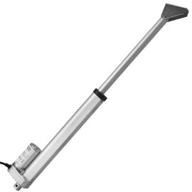 12V High-Speed Linear Actuator 10 Inch 225Lbs Capacity Automatic Door Operator Industrial Aluminum AlloyExtended Itinerary: 10 inch