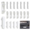 20 Pcs Window Drainage Cover Caps White Weep Hole Covers