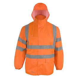 Asatex RJO M Prevent Rain Jacket, Bright Orange, Medium