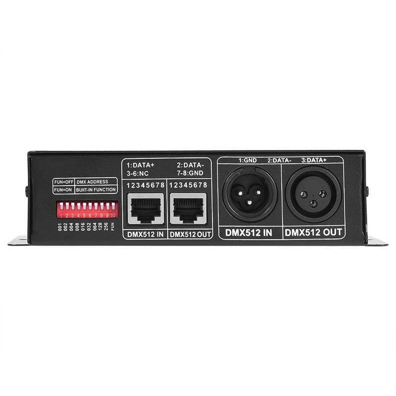 lyrlody DMX Controller LED DMX Controller 5V ~ 24V DC