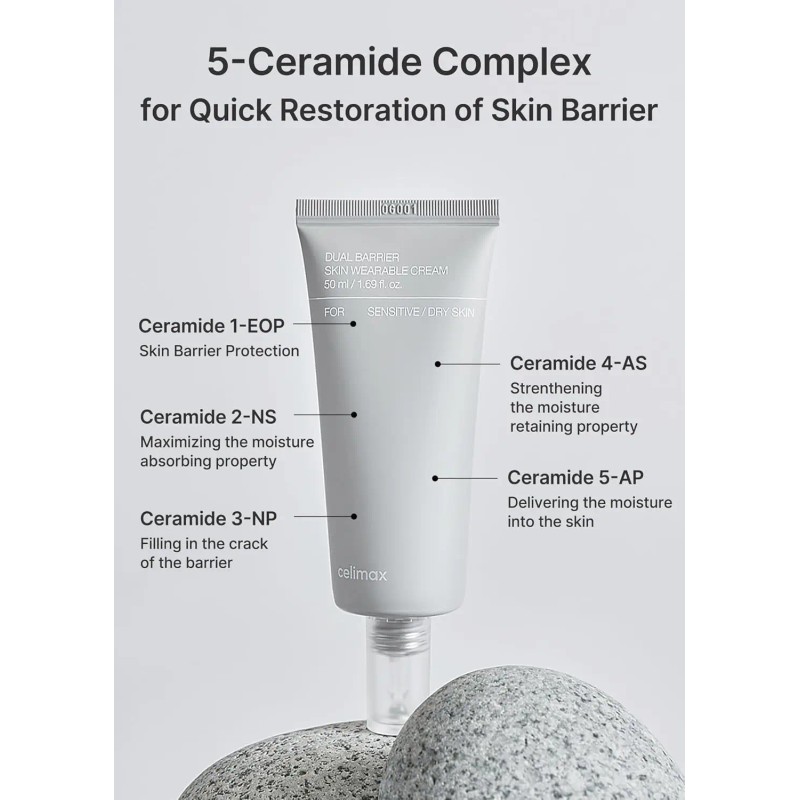 celimax Dual Barrier Skin Wearable Creamnet weight: 50 ml, color: