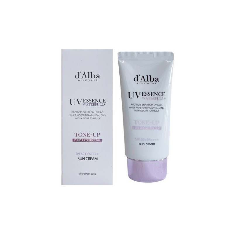 Dalba 달바 워터풀 톤업 퍼플 코렉팅 선크림 50ml(SPF50+) / 써클