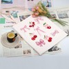Pyoul Pink Bow Cherry Handbag Gift for Cherry Lovers Aesthetic