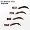Boobeen Brow Fection Angled Brush & Dip, Waterproof Liquid Eyebrow