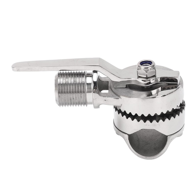 Marine VHF Antenna Mount Stainless Steel Adjustable Ratchet Mount for