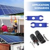 Usngsny 40 PCS Solar Connectors, Male/Female Waterproof IP67, MC4 1000V