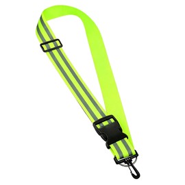 Reflective Sash for Adults and Children - Adjustable Safety Safety Vest with Carabiner and Pocket for Running, Jogging, Dog Walking, Cycling, Traffic at Night and Dark