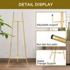 Gold Easel Stand for Sign - Heavy Duty Metal Freestanding