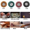 80 Pieces Abrasive Wheels, 1" (25mm) Abrasive Buffing Polishing Wheels
