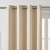 MilyaDE Opaque Blackout Curtain with Eyelets for Living Room Bedroom