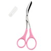 Kai Corporation KQ-809 Mayu Scissors with Comb, Pink