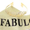 Gold 100th Birthday Sash and Tiara for Women, 100th Birthday