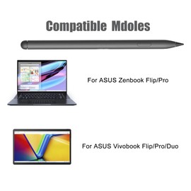 Stylus Pen 2.0 DQ100 Compatible with ASUS Pen 2.0 SA201H Copmatible for ASUS Zenbook 14 Flip/Pro Duo, Vivobook Flip/Pro/13 Slate Pen,4096 Pressure Sensitivity,Palm Rejection