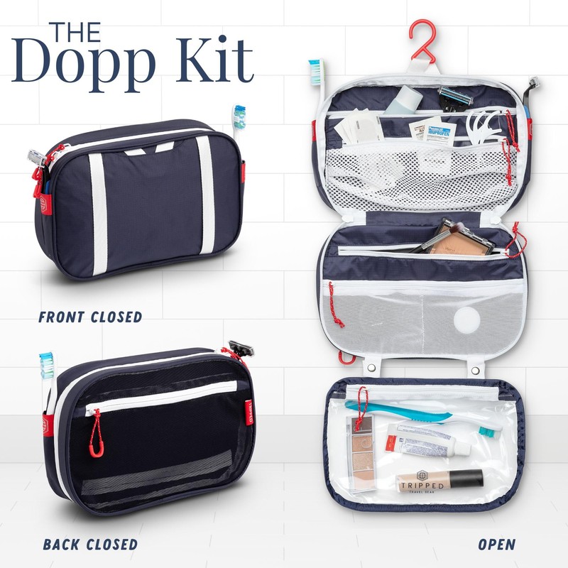 Toiletry Bag Kit Set: Hanging Travel Toiletry Bag + 311