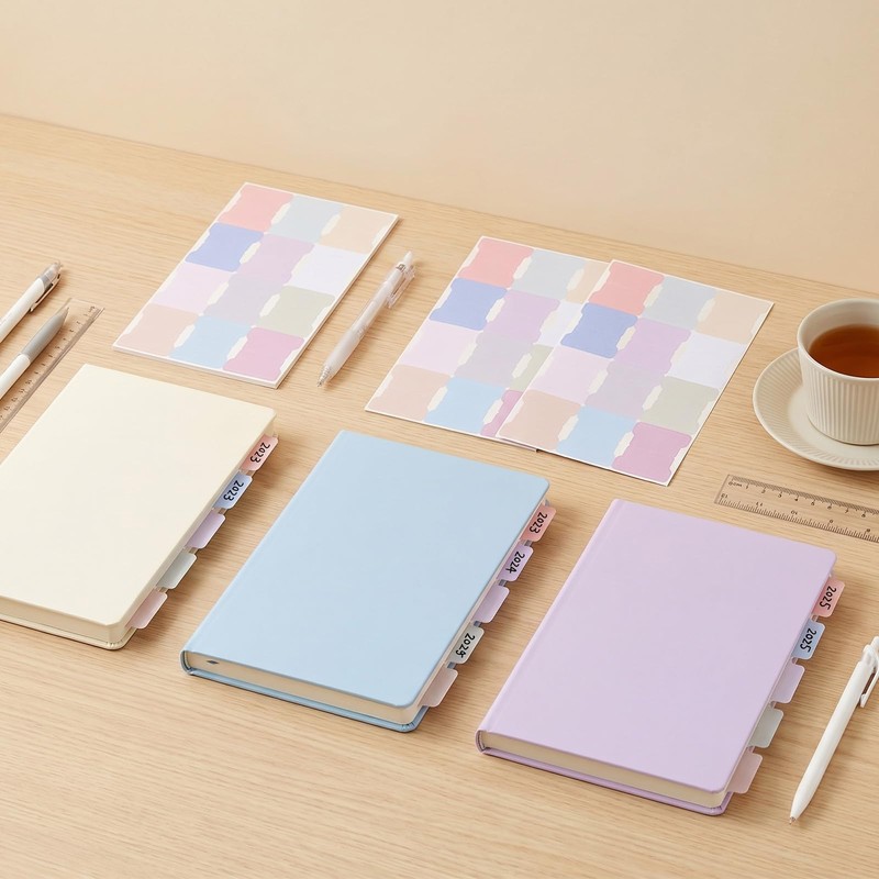 Amabro 180Pcs Sticky Index Tabs Pastel Writable Sticky Tabs Planner