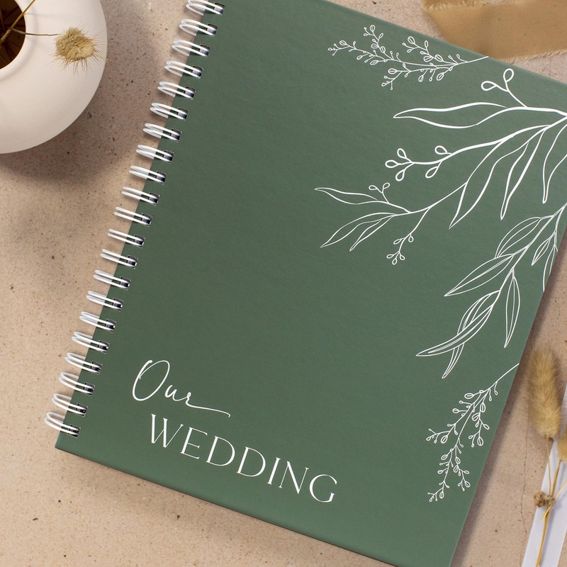 Beautiful Minimalistic Wedding Planner Book and Organizer - Enhance Excitement