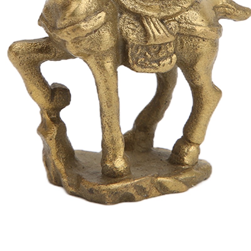 Copper Horse Ornaments Exquisite Durable Retro Craft Statue for Office