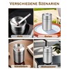 Twilight Garage Silver Ashtray, Stainless Steel Ashtray, Wind Ashtray with