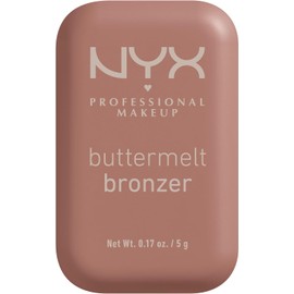 NYX Professional Makeup Buttermelt Bronzer, bronceador cremoso en polvo con alta pigmentación, fórmula vegana, acabado natural con duración hasta por 12H, 5g – Tono Deserve Butta (Café)