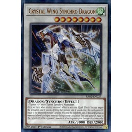 Crystal Wing Synchro Dragon (PUR) - RA02-EN029 - Prismatic Ultimate Rare - 1st Edition