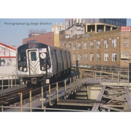 NYC Postcard Myrtle-Wyckoff Avs M Train Station