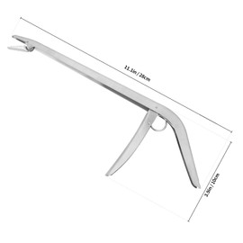 Vefungyan Fish Hook Remover Extractor Tool: 2pcs Stainless Steel Fishing Pliers with Long Neck Strong Jaw Grip and Serrated Teeth