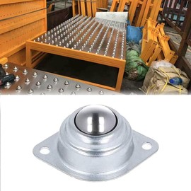 LightBeacon Pack of 8 Ball Castors, Ball Castors for Furniture, Heavy Duty, Furniture Castors, Small, Universal Swivel Castors with M4 x 16 mm Screws for Furniture Conveyor Roller