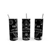 TeesAndTankYou Ouija Board Skinny Tumbler 20oz Travel Coffee with Lid