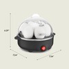 BELLA Rapid Electric Egg Cooker and Poacher with Auto Shut