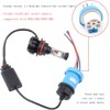 9007 HB5 Headlight Socket Adapter 9004 Female Ceramics Sockets Wire