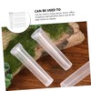 Mipcase 100Pcs Transparent Plant Vases Flower Tubes for Desktop Terrarium